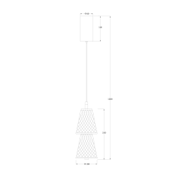 SANSA 5W LED pendant lamp SANSA 5W LED pendant lamp