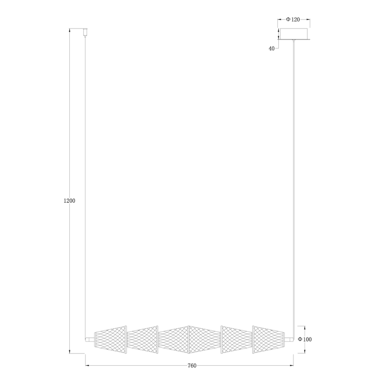 Lampa wisząca SANSA 11W LED Lampa wisząca SANSA 11W LED