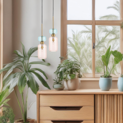 Lampa wisząca MOLLY PINK 1xE14 Lampa wisząca MOLLY PINK 1xE14