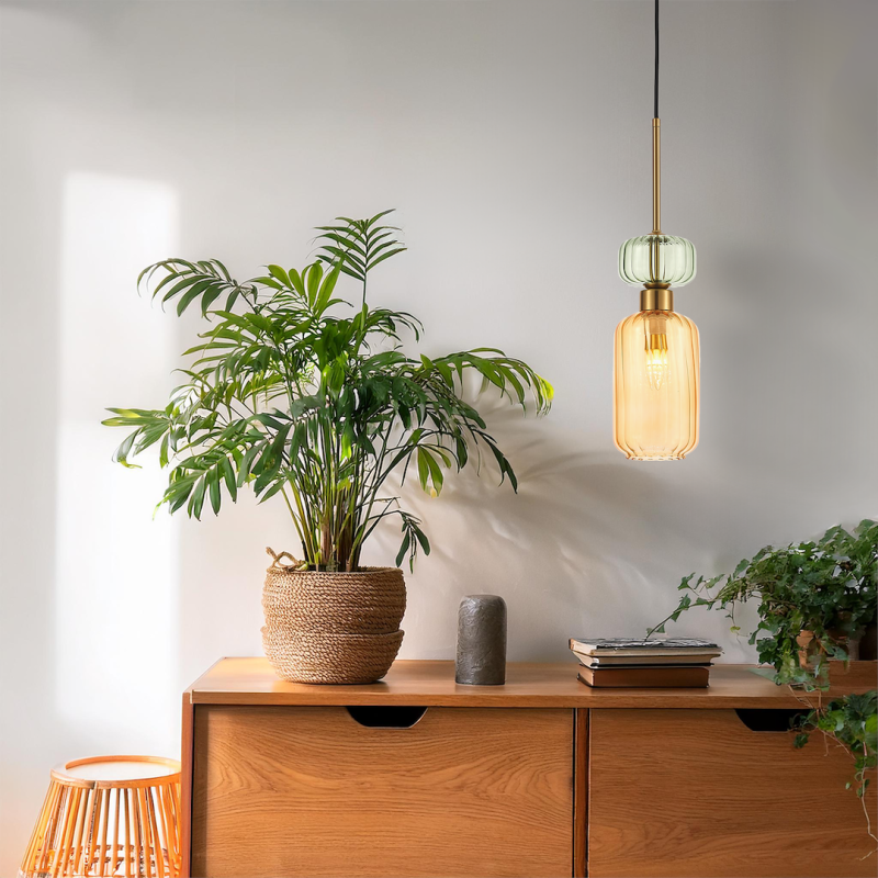 Lampa wisząca MOLLY AMBER 1xE14 Lampa wisząca MOLLY AMBER 1xE14