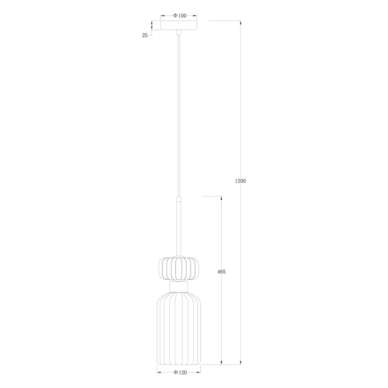 Lampa wisząca MOLLY AMBER 1xE14 Lampa wisząca MOLLY AMBER 1xE14