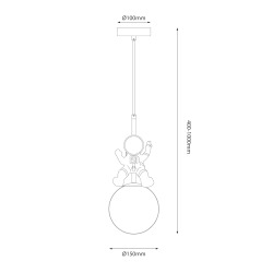 Lampa wisząca Astronauta Lampa wisząca Astronauta