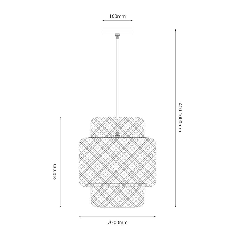 Lampa wisząca HESTIA 1xE27 Lampa wisząca HESTIA 1xE27