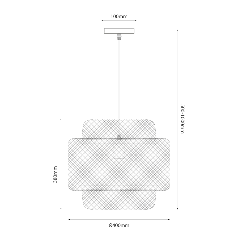 Lampa wisząca HESTIA 1xE27 Lampa wisząca HESTIA 1xE27