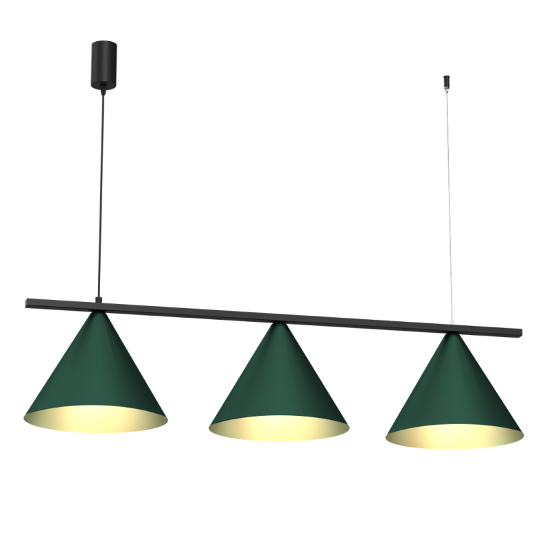 CAPITAL BLACK GREEN Hanging Lamp 3XGX53 CAPITAL BLACK GREEN Hanging Lamp 3XGX53