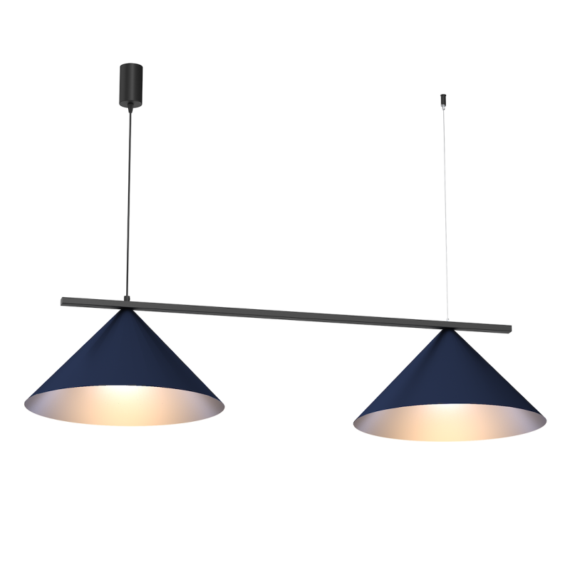 Lampa wisząca CAPITAL BLACK/NAVY BLUE 2XGX53 Lampa wisząca CAPITAL BLACK/NAVY BLUE 2XGX53