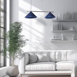 Hanging lamp CAPITAL BLACK/NAVY BLUE 2XGX53 Hanging lamp CAPITAL BLACK/NAVY BLUE 2XGX53