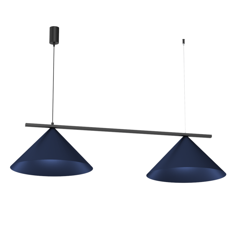 Lampa wisząca CAPITAL BLACK/NAVY BLUE 2XGX53 Lampa wisząca CAPITAL BLACK/NAVY BLUE 2XGX53
