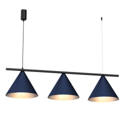 Hanging lamp CAPITAL BLACK/NAVY BLUE 3XGX53 Hanging lamp CAPITAL BLACK/NAVY BLUE 3XGX53