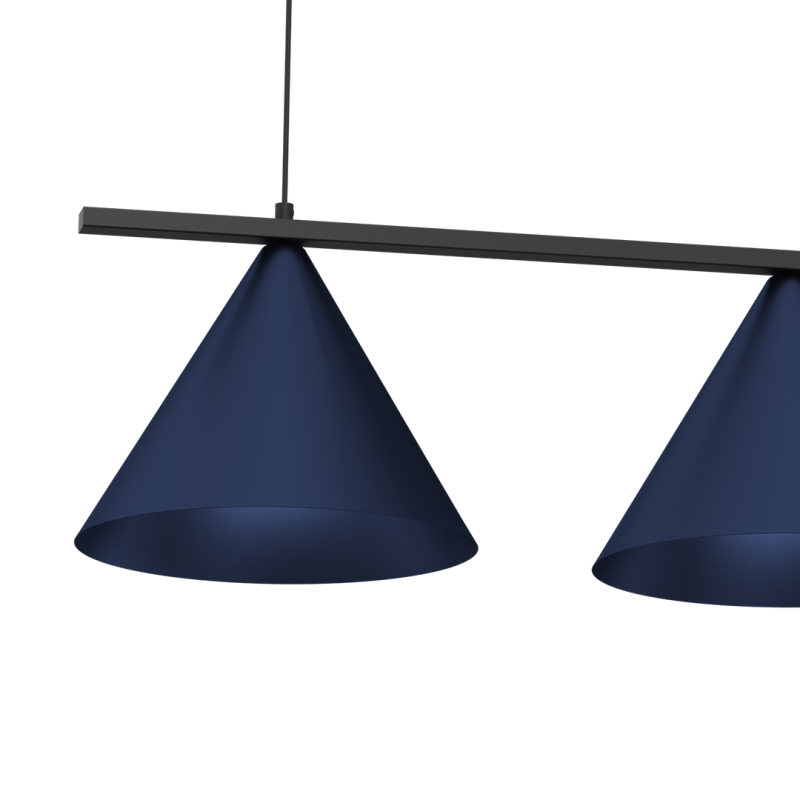 Hanging lamp CAPITAL BLACK/NAVY BLUE 3XGX53 Hanging lamp CAPITAL BLACK/NAVY BLUE 3XGX53
