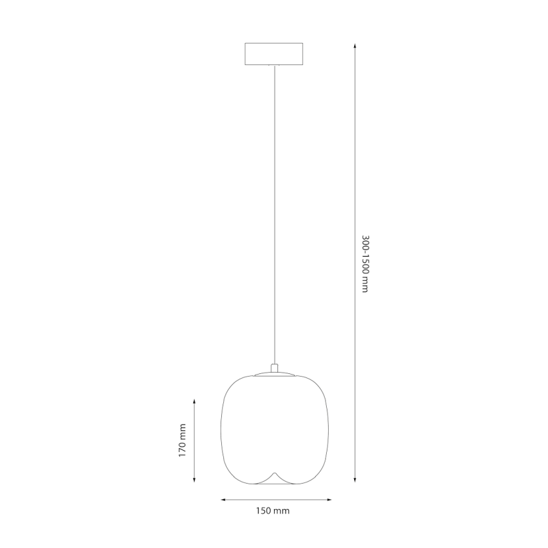 Lampa wisząca VASO 2 SMOKED 4W Lampa wisząca VASO 2 SMOKED 4W