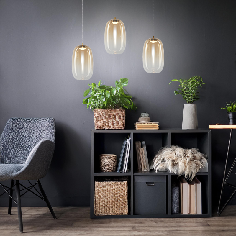 VASO 3 AMBER 4W pendant lamp VASO 3 AMBER 4W pendant lamp