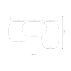 Lampa sufitowa Vaso 12W Biały Lampa sufitowa Vaso 12W Biały