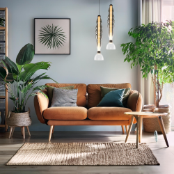 LUCCO smoked 18W pendant lamp LUCCO smoked 18W pendant lamp