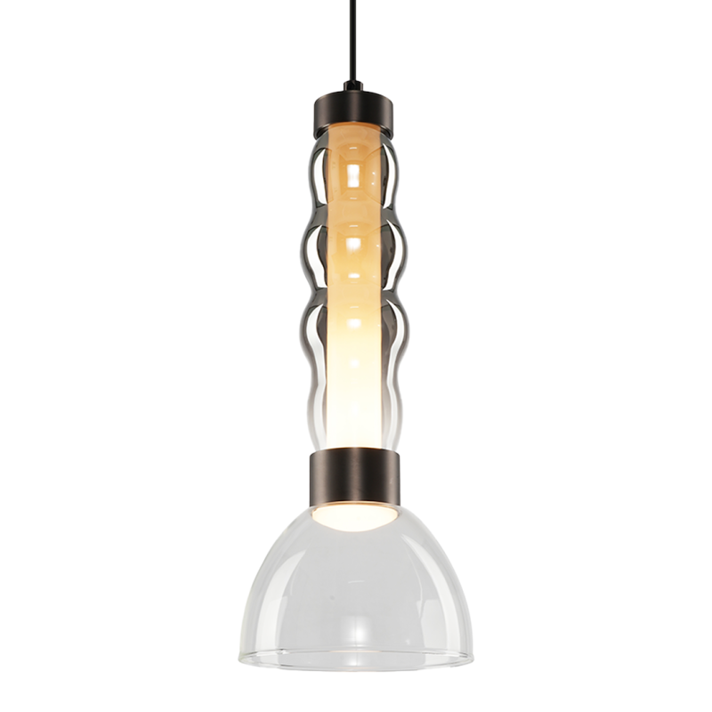 LUCCO smoked pendant lamp 13W LUCCO smoked pendant lamp 13W