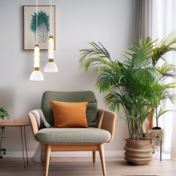 LUCCO amber pendant lamp 13W LUCCO amber pendant lamp 13W