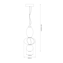 ASCOLI 18W LED pendant lamp ASCOLI 18W LED pendant lamp