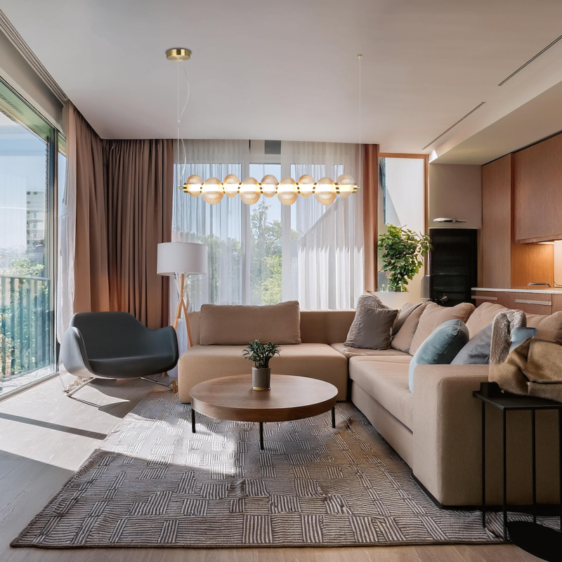 BOLLA GOLD 32W LED pendant lamp BOLLA GOLD 32W LED pendant lamp