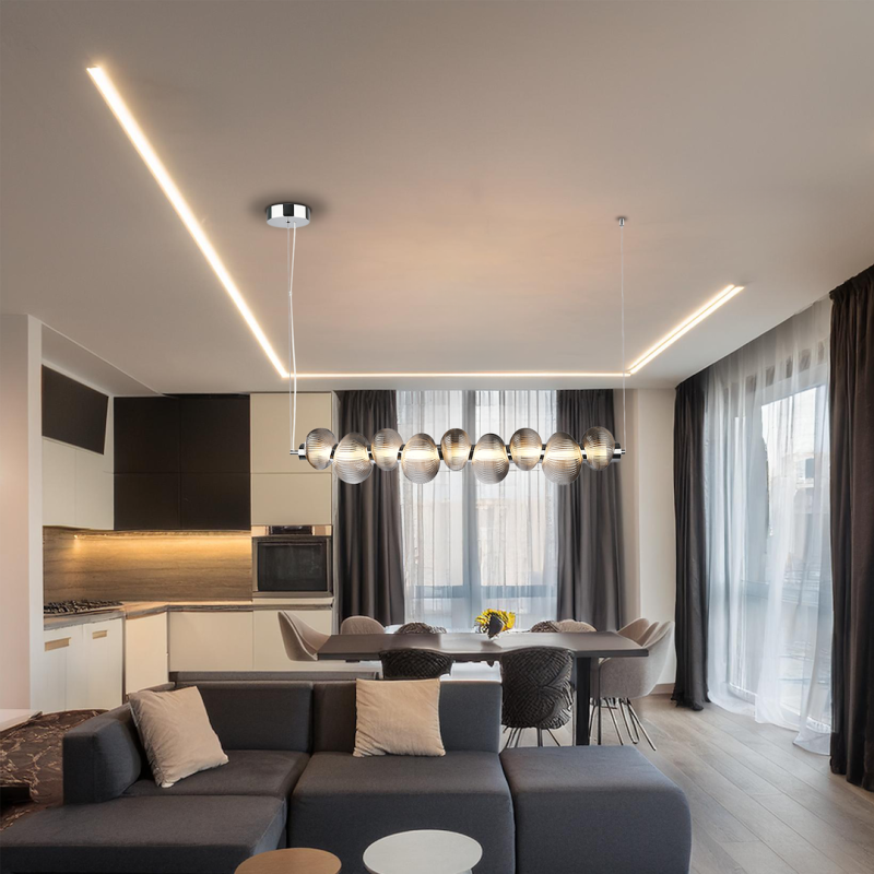 BOLLA SMOKED 32W LED pendant lamp BOLLA SMOKED 32W LED pendant lamp