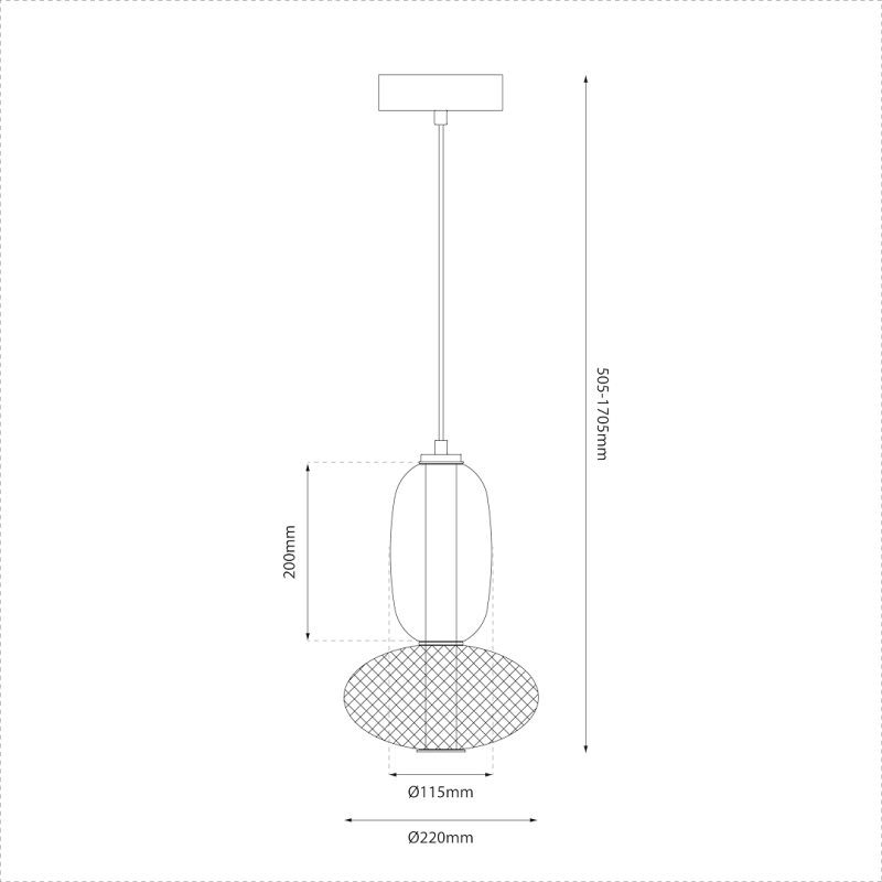 ARAME 15W LED pendant lamp ARAME 15W LED pendant lamp