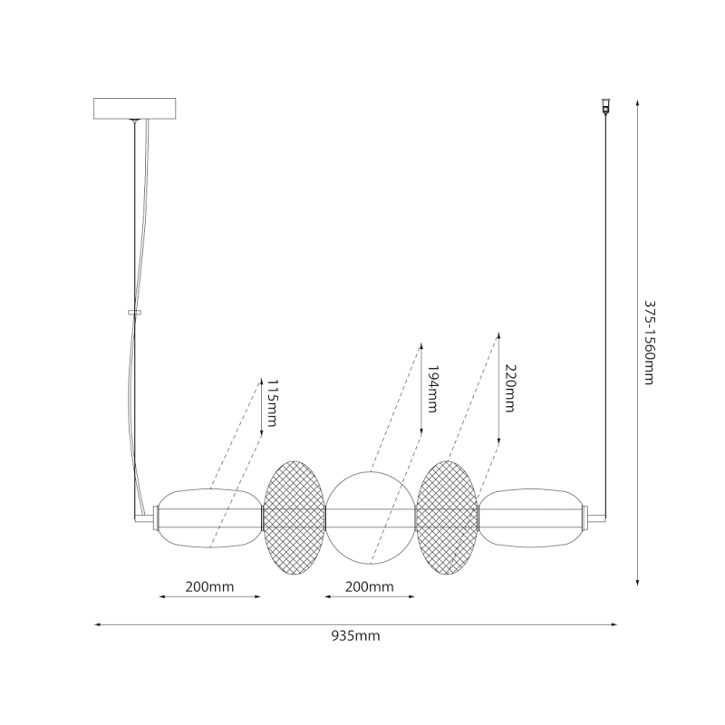 Lampa wisząca ARAME 32W LED Lampa wisząca ARAME 32W LED