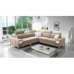 Corner Sofa Porto III with Sleeping Function and USB Port - Elegance Meets Functionality | [Your Company Name]