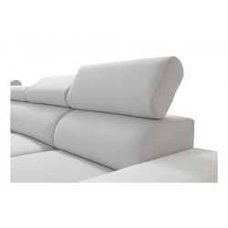 Narożnik w kształcie U Napoli IV Mini z funkcją spania oraz otwieranym barkiem Tkanina Amor Velvet 4311 + Ecoskóra Narożnik w kształcie U Napoli IV Mini z funkcją spania oraz otwieranym barkiem Tkanina Amor Velvet 4311 + Ecoskóra