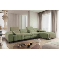 Ecksofa Ballagio XII mit Schlaffunktion bezogen mit Gewebe, Spring 1115