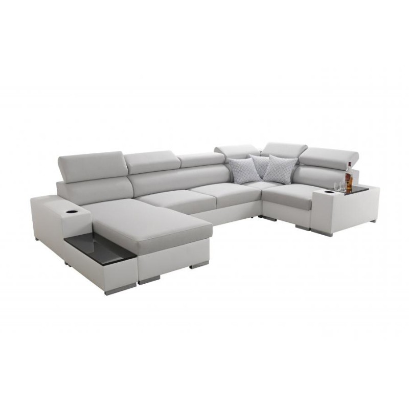 Narożnik w kształcie U Napoli IV Mini z funkcją spania oraz otwieranym barkiem Tkanina Amor Velvet 4302 Narożnik w kształcie U Napoli IV Mini z funkcją spania oraz otwieranym barkiem Tkanina Amor Velvet 4302