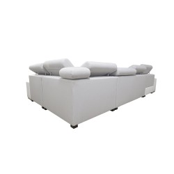 Narożnik w kształcie U Napoli IV Mini z funkcją spania oraz otwieranym barkiem Tkanina Amor Velvet 4302 Narożnik w kształcie U Napoli IV Mini z funkcją spania oraz otwieranym barkiem Tkanina Amor Velvet 4302