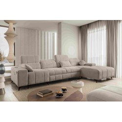 Ballagio XII corner sofa with a sleeping function upholstered in Plecionka, Spring 1110