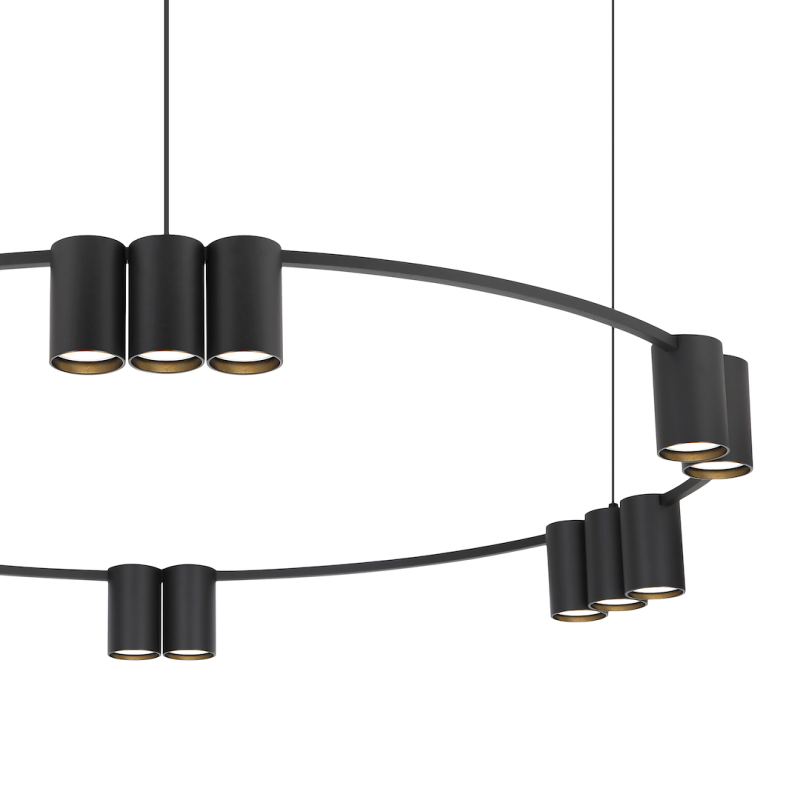 Pendant lamp (circle) GENESIS BLACK 15xGU10 Pendant lamp (circle) GENESIS BLACK 15xGU10