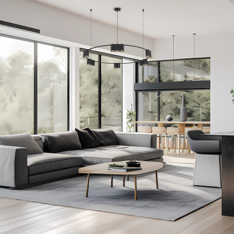 Pendant lamp (circle) GENESIS BLACK 15xGU10 Pendant lamp (circle) GENESIS BLACK 15xGU10