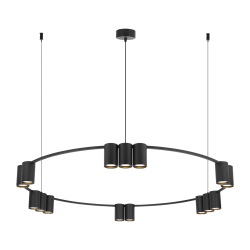 Pendant lamp (circle) GENESIS BLACK 15xGU10 Pendant lamp (circle) GENESIS BLACK 15xGU10