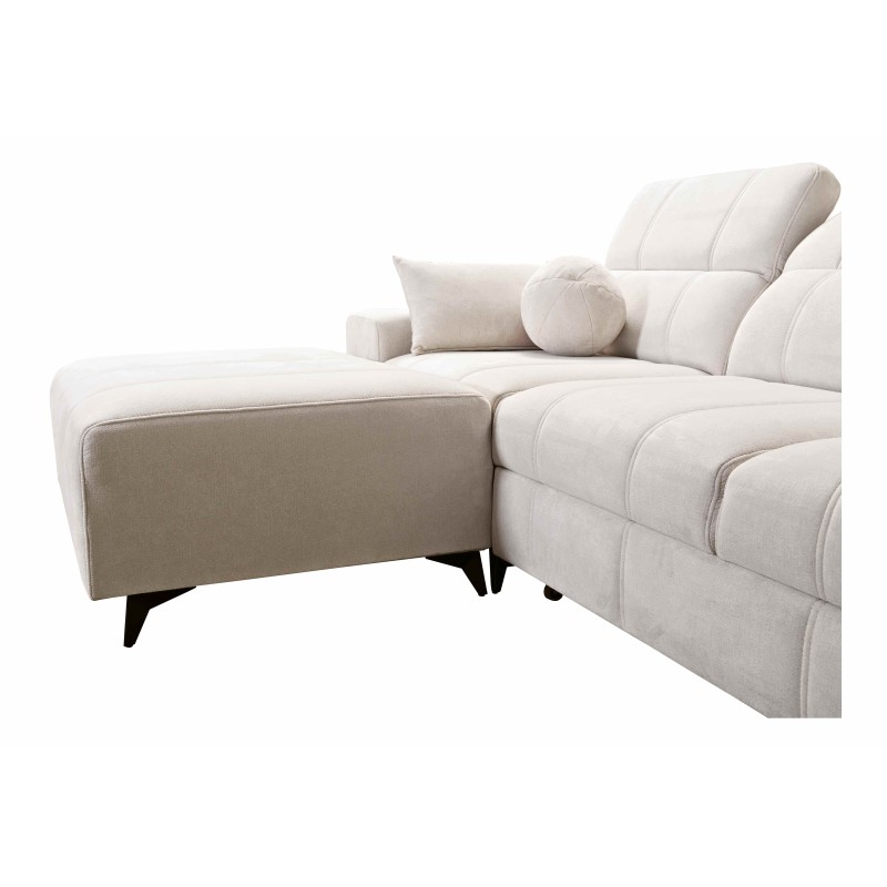 Ballagio XII corner sofa with sleeping function upholstered in Plecionka, Spring 1116 Ballagio XII corner sofa with sleeping function upholstered in Plecionka, Spring 1116