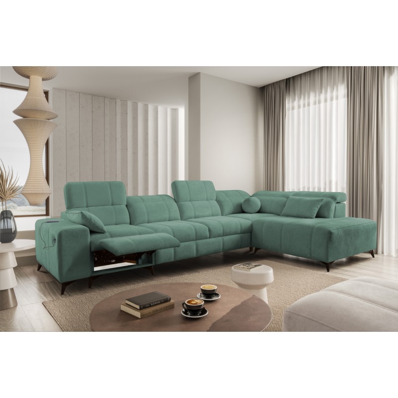 Narożnik ballagio XI Mix z funkcją spania oraz funkcją relax tkanina Spring 1116 Narożnik ballagio XI Mix z funkcją spania oraz funkcją relax tkanina Spring 1116