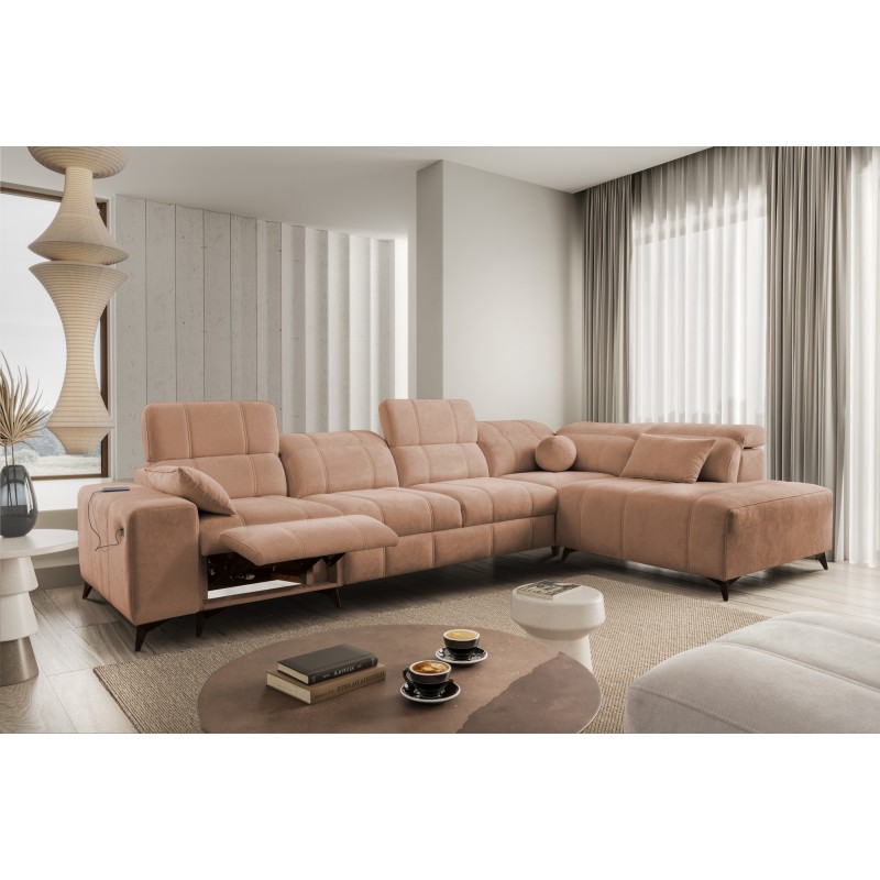 Narożnik ballagio XI Mix z funkcją spania oraz funkcją relax tkanina Spring 1112 Narożnik ballagio XI Mix z funkcją spania oraz funkcją relax tkanina Spring 1112