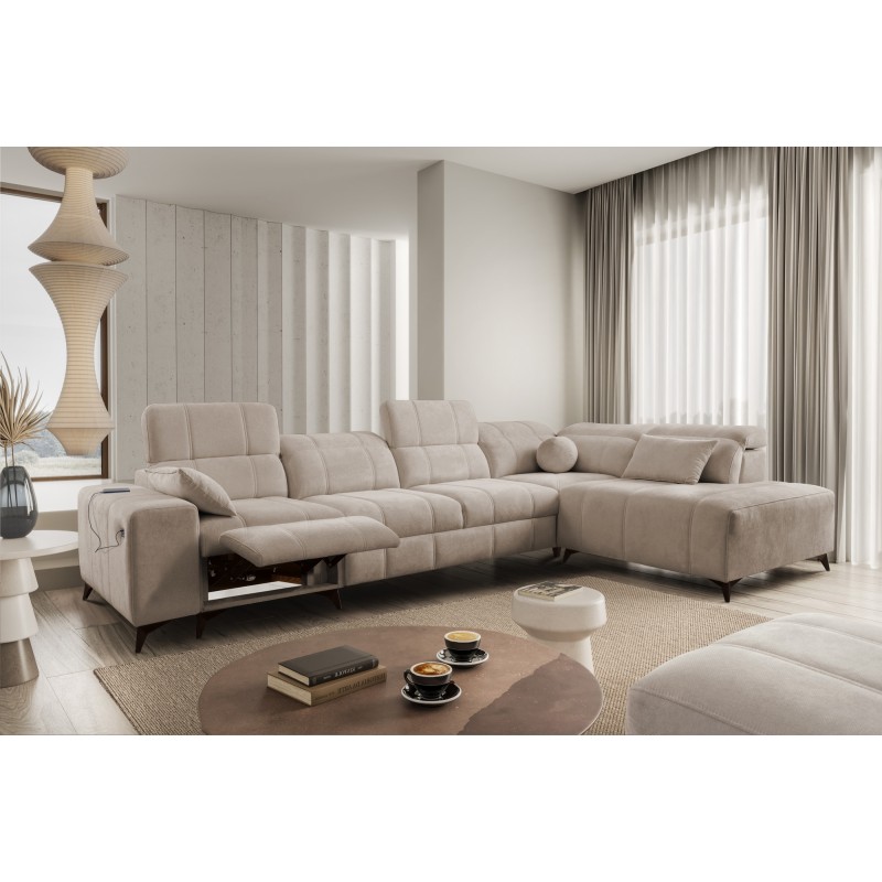 Narożnik ballagio XI Mix z funkcją spania oraz funkcją relax tkanina Spring 1110 Narożnik ballagio XI Mix z funkcją spania oraz funkcją relax tkanina Spring 1110