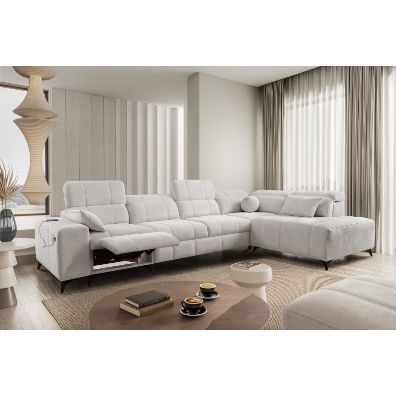 Narożnik ballagio XI Mix z funkcją spania oraz funkcją relax tkanina Spring 1104 Narożnik ballagio XI Mix z funkcją spania oraz funkcją relax tkanina Spring 1104