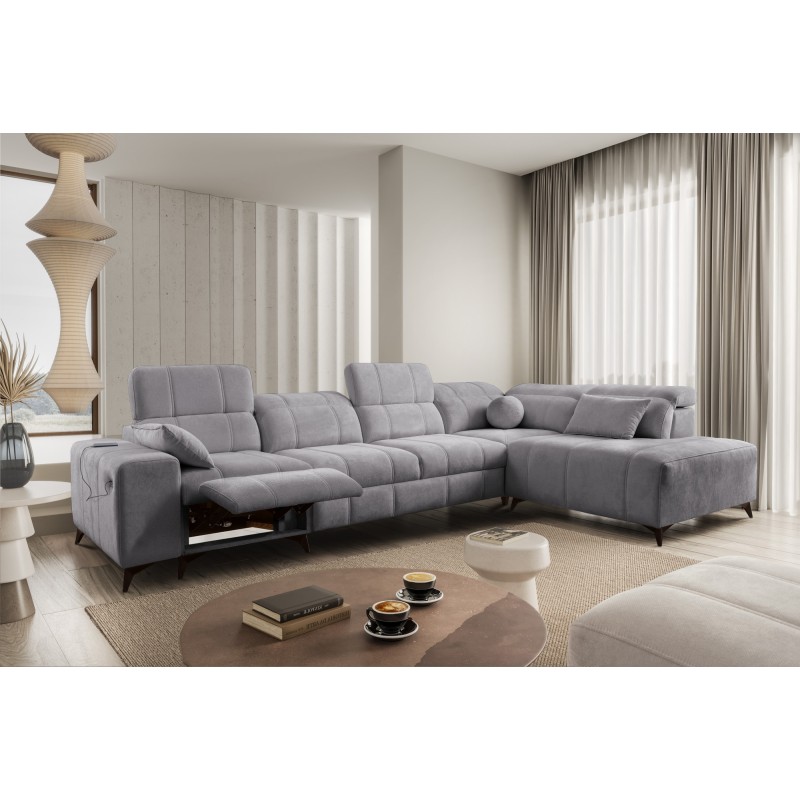 Narożnik ballagio XI Mix z funkcją spania oraz funkcją relax tkanina Spring 1102 Narożnik ballagio XI Mix z funkcją spania oraz funkcją relax tkanina Spring 1102