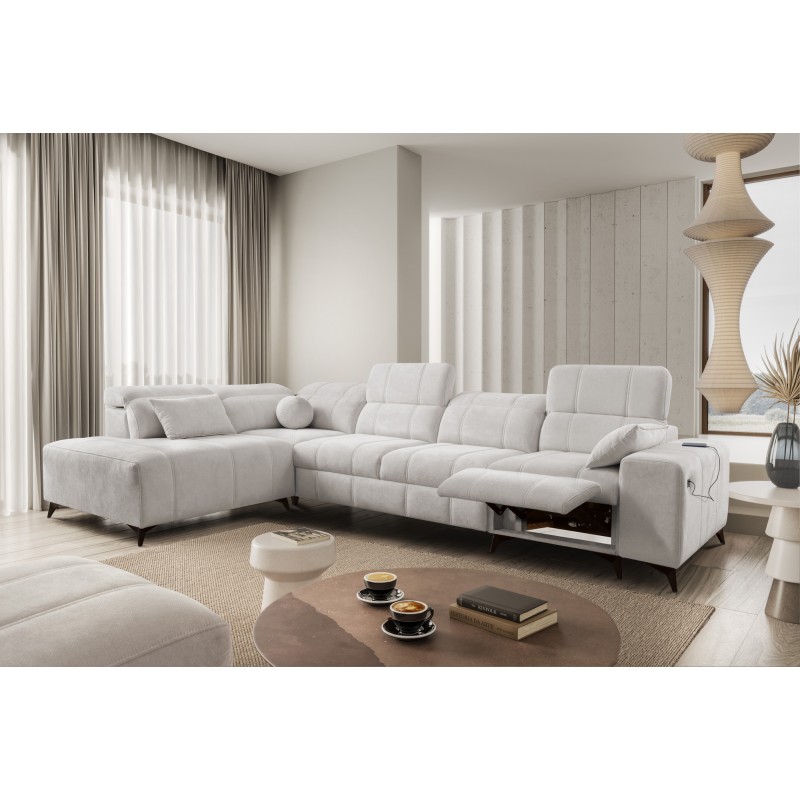Ballagio XI Mix corner sofa with sleeping and relaxation function – Elegance and functionality in one