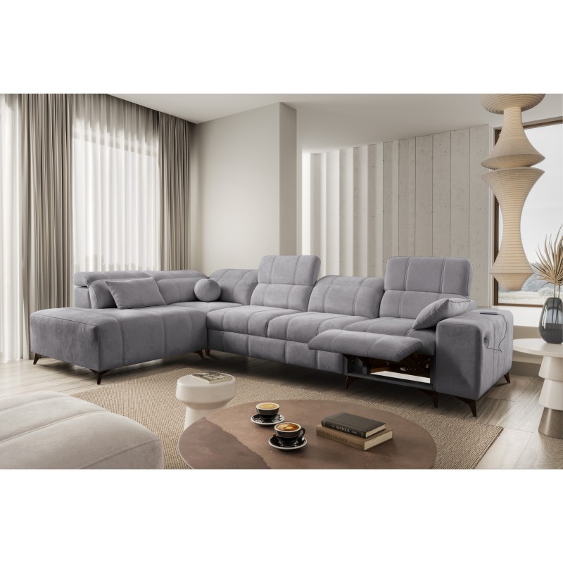 Narożnik ballagio XI Mix z funkcją spania oraz funkcją relax tkanina Spring 1102 Narożnik ballagio XI Mix z funkcją spania oraz funkcją relax tkanina Spring 1102
