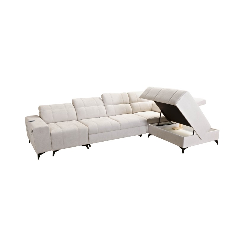 Esquinero Ballagio XI con función de cama en tela Plecionka, Spring 1115: comodidad y estilo en uno. Esquinero Ballagio XI con función de cama en tela Plecionka, Spring 1115: comodidad y estilo en uno.