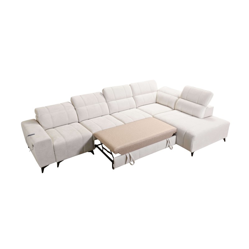 Esquinero Ballagio XI con función de cama en tela Plecionka, Spring 1115: comodidad y estilo en uno. Esquinero Ballagio XI con función de cama en tela Plecionka, Spring 1115: comodidad y estilo en uno.