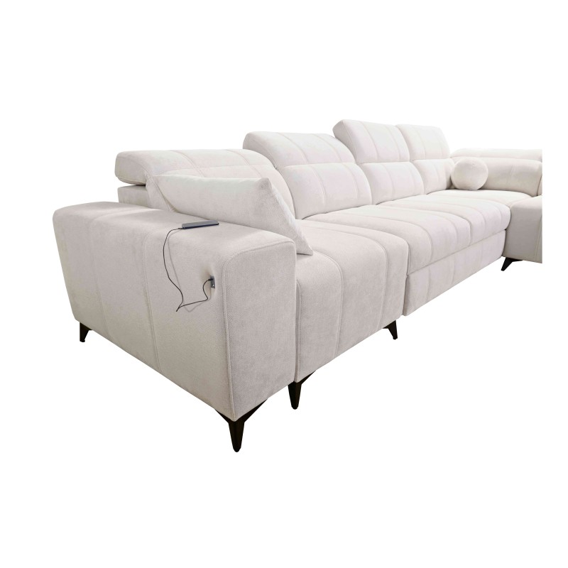 El sofá esquinero Ballagio XI con función de cama en tela Plecionka, Spring 1104: comodidad y estilo en uno. El sofá esquinero Ballagio XI con función de cama en tela Plecionka, Spring 1104: comodidad y estilo en uno.