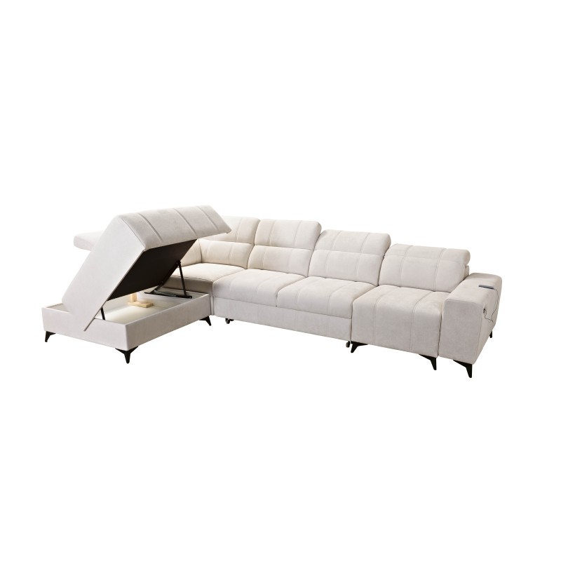 Esquinero Ballagio XI con función de cama en tela Plecionka, Spring 1115: comodidad y estilo en uno. Esquinero Ballagio XI con función de cama en tela Plecionka, Spring 1115: comodidad y estilo en uno.