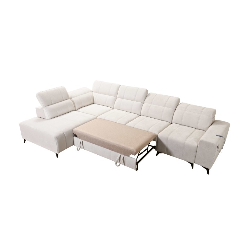 Esquinero Ballagio XI con función de cama en tela Plecionka, Spring 1115: comodidad y estilo en uno. Esquinero Ballagio XI con función de cama en tela Plecionka, Spring 1115: comodidad y estilo en uno.