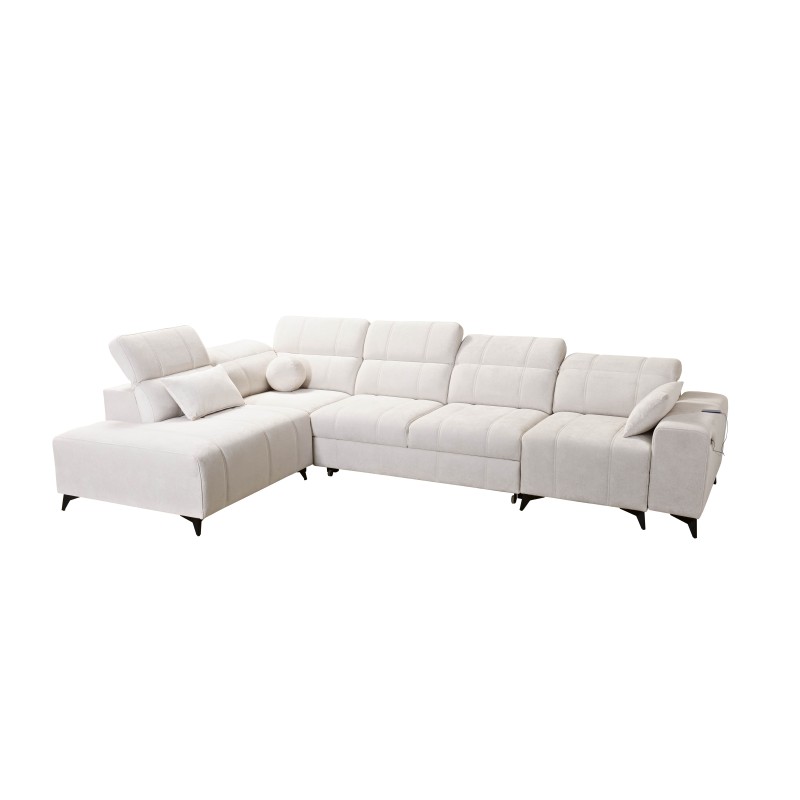 Esquinero Ballagio XI con función de cama en tela Plecionka, Spring 1115: comodidad y estilo en uno. Esquinero Ballagio XI con función de cama en tela Plecionka, Spring 1115: comodidad y estilo en uno.