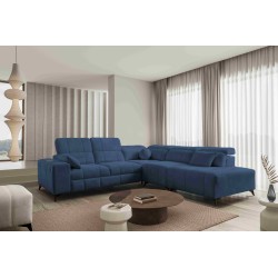Luxury Corner Sofa Ballagio IX with Sleeping Function, Weave, Spring 1118