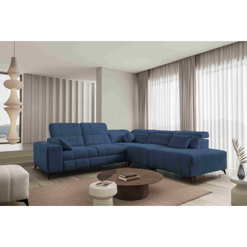 Luxuriöses Ecksofa Ballagio IX mit Schlaffunktion Plecionka, Spring 1118